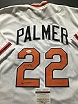 Autographed/Signed Jim Palmer "HOF 1990" Baltimore Orioles White Baseball Jersey JSA COA