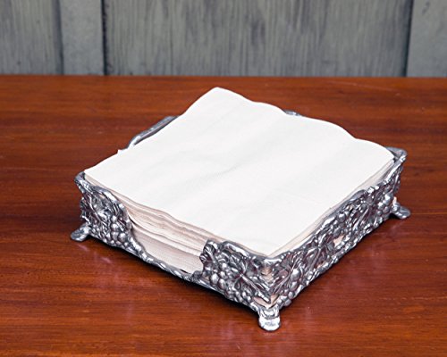 Arthur Court Designs Grape Luncheon Napkin Box