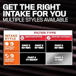 K&N Cold Air Intake System: Dry-Flow Air