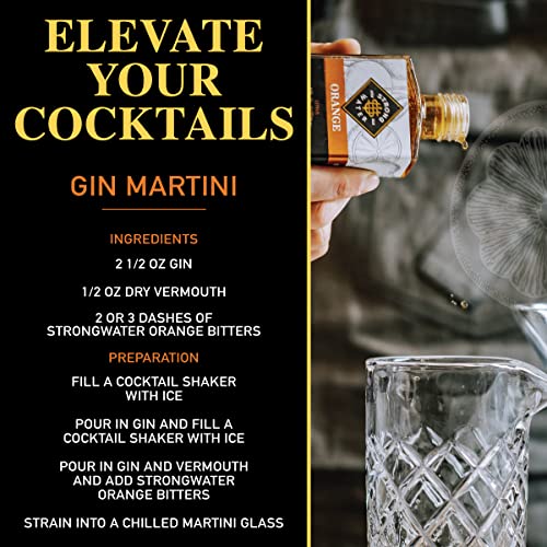 Strongwater Orange Bitters (40 Servings) Spiced Orange Bitters for