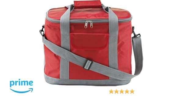 Bolsa nevera roja de alta calidad en nailon 420d: Amazon.es ...