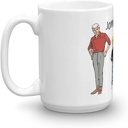 Amazon Co Jp ジョニー クエスト 15オンス 高級セラミックマグ 完璧な光沢仕上げ 15オンス セラミック光沢マグカップ コーヒー愛好家へのギフト ユニークなコーヒーマグ コーヒーカップ ホーム キッチン