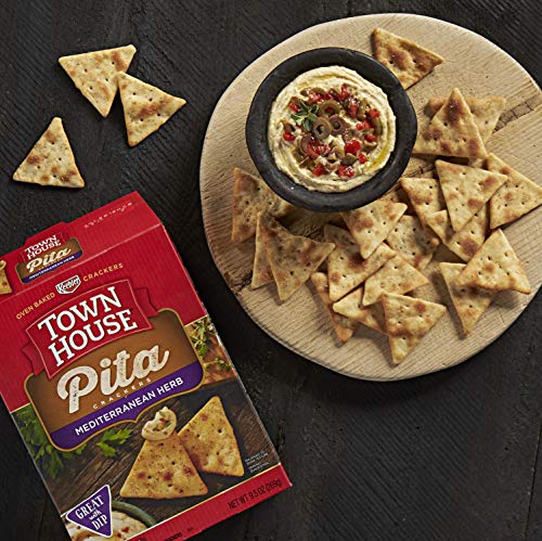 Keebler, Town House Pita, Crackers, Mediterranean Herb, 9.5 oz