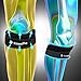 Knee Sleeve Package (Pack of 4) - Knee Compression Sleeve (1 Pair) & FREE Knee Braces (1 Pair) - Patella Knee Support Straps Sleeves - Knee Arthritis Brace & Pain Relief Strap (Black, Medium)