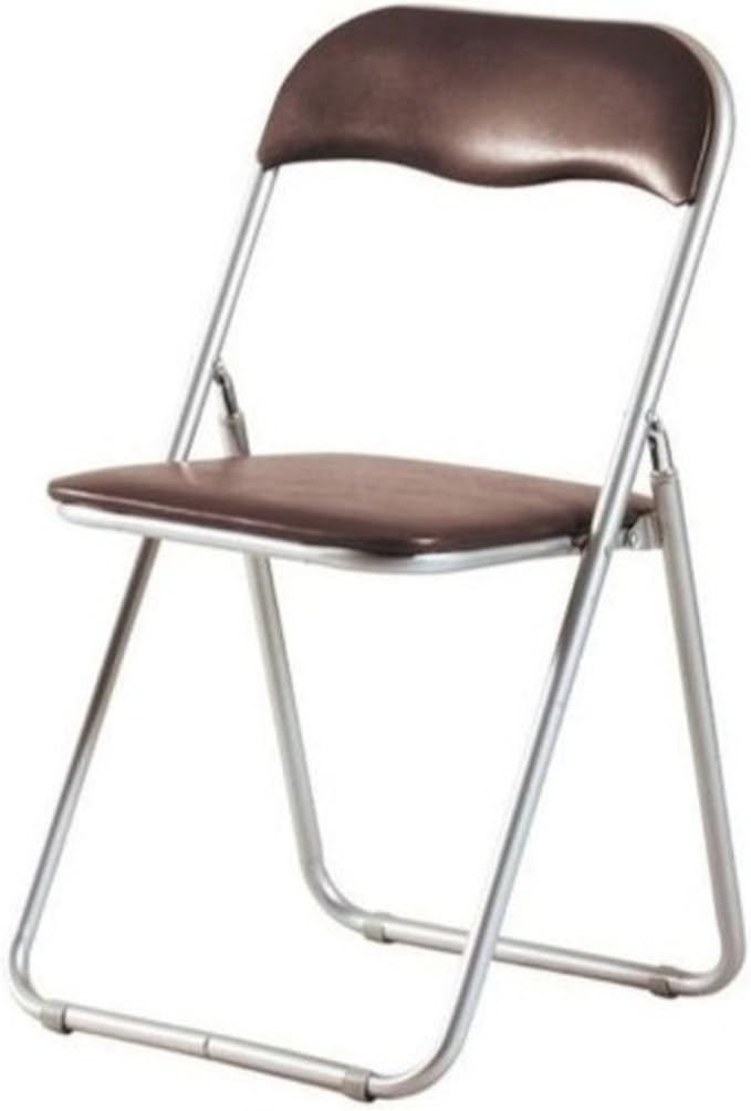 Amazon.co.jp： パイプ椅子 折りたたみ オフィス 会議 折り畳みチェア ブラウン ホーム＆キッチン