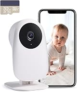 nooie Baby Monitor 2K HD Camera Night Vision Cry Motion Alerts 2-Way Audio Alexa