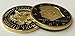 Limited Edition Donald Trump 24kt Gold Plated w/Black inlay 2016 Presidential EAGLE novelty coin 30mm