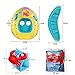 WTOR 3Pcs Baby Pool Float with Canopy Inflatable Arm Bands Swimming Pool Floats Toys Infant Swimming Ring for Toddlers