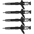 DUCRES 4X Fuel Injector for Toyota Hilux 1KD-FTV 2KD-FTV 3.0L D-4D Engine 23670-09330 2367009330