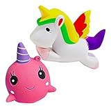 Bekker Jumbo Squishiest Cartoon Squishiest Slow Rising Squeeze Kawaii Scented Charms Stress Relief Toys for Kids and Adults