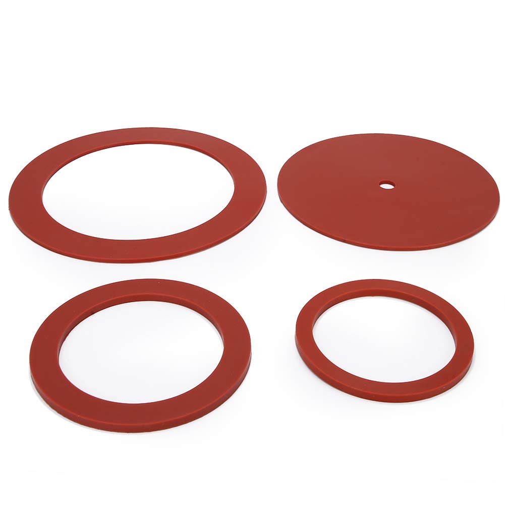 Vacuum Casting Gasket, Classic Pro Gasket 4Pcs Gaskets O-Ring for Jewelry Casting Machine for Jewelry Makers
