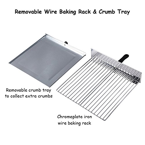 Home Kitchen Pizza Oven Stainless Steel Counter Top Snack Pan Bake Commercial - Thumbnail 7