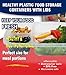 Meal Prep Containers 7-16 Pack Bento Lunch Boxes - 3 Compartment Food Storage Container with Lids (Colorful, 7-3)