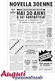 Bombo Biglietto Auguri Giornale Compleanno 50 Anni Amico