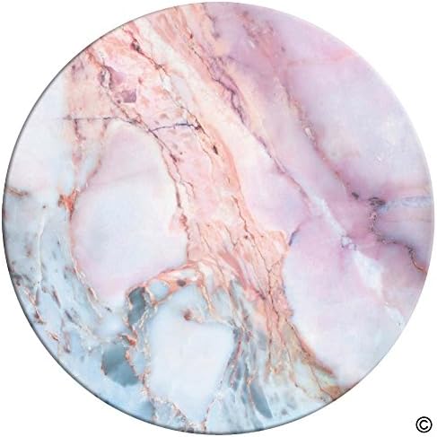 CDQXBHB Expanding Stand and Grip for Smartphones and Tablets, Multi-function Mounts and Stands Kit Car Mount iPhone Holder Collapsible - Colored marble