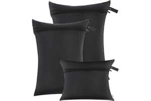 babygoal Wet Dry Bags 3 Pack, Waterproof Travel Bags for Baby Diapers, Beach, Pool, Gym, Swimsuits, Food Storage and Wet Clothes (S,M,L Size),3SMLJ01-B