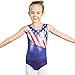 BAOHULU Gymnastics Leotards for Toddler Girls Patriotic Sparkle Red Blue Athletic Dancewear