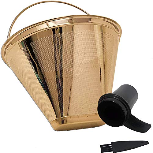 GOLDTONE Stainless Steel Coffee Filter Cone Style Permanent