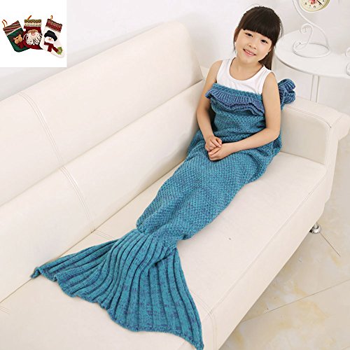 Mermaid Tail Blanket Crochet And Mermaid Blanket For Adult Kids