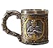 Otartu Medieval Knight Design Crusader Beer Mug With S.S. Liner (15oz) For Unique Gift