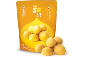 GYEONGNAM TRADING INC. Ecomommeal Honey Roasted & Peeled Chestnuts, A Bundle of 5 Packs (50g Each), Ready-to-Eat Korean Snacks, Sweet Baked Chestnuts, No Additives, No Preservative, No Sugar Added, Vegan, Low-Calorie