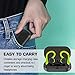 1018 Waterproof 5.0 True Wireless Earbuds,Super Bass Sound Built-in TWS Technology Interchangeable Small and Over-Ear Earhooks in Earphone (Light Green)