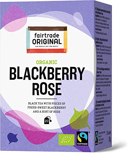 Schwarztee mit Brombeere| 120 Teebeutel | Set 6 x 20 Beutel = 210 g Schwarzer Tee | Fairtrade Original | 100 % schwarzer… – Bild 3
