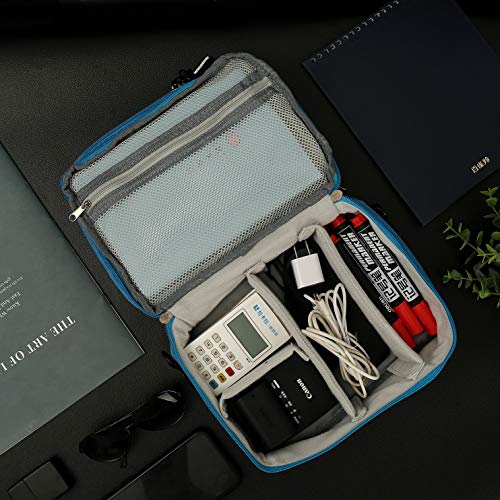 image for GUOHAN Double Layer Electronic Organizer Travel Universal Cable Organi