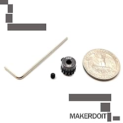 MakerDoIt 48P Pinion Gear Set 13T 14T 15T 16T