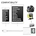 SD Card Reader, 3 in 1 Lightning to USB Camera Connection Kit SD/TF Card Reader, Trail Game Camera SD Card Reader, Lightning to USB 2.0 Female OTG Adapter Cable for iPhone & iPad