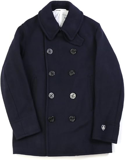Amazon Co Jp オーチバル オーシバル Orcivalジーロンラムウールメルトンダブルボタンpコートrc 08gsm 032 5 メンズl Nvy Navy 服 ファッション小物