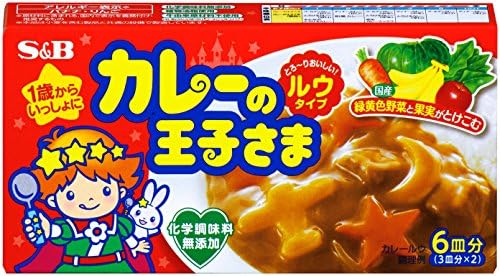 S & amp; Prince of B curry Ruutaipu 80g ~ 5 pieces