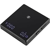 Gemilai Digital Coffee Scales with Timer, 2kg/0.1g High Precision, Accurate Measurement for Espresso and Pour-Over, with LCD Display, Rechargeable