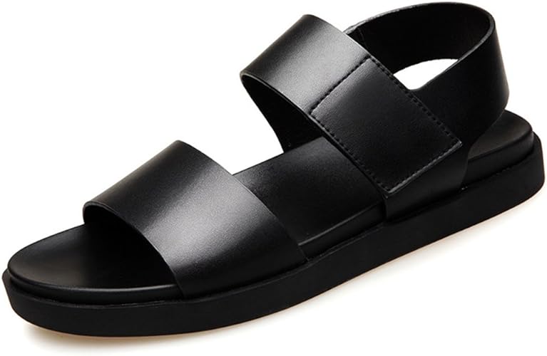 Amazon カタク ビーチサンダル メンズ マジックテープ サンダル コンフォート 滑り止め 柔らかい 軽量 通気 心地良い カジュアル ビジネス 紳士用 おしゃれ オフィスサンダル カタク Kataku ファッションサンダル