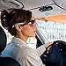 Bluetooth Car Speakphone, BTBSZ Sun Visor Multipoint Wireless Connection A2DP Streaming Bluetooth Car Kit Hands Free Talking and Driving Compatible with All Cars and Bluetooth Phones