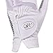 GH Women's Leather Golf Gloves One Pair - Plain Both Hands (White, 20 (M))