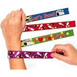 Fun Express 12 Bowling Slap Bracelets