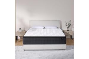 DEHIJU Twin Size Mattress, 10 Inch Hybrid Memory Foam Twin Mattress in a Box, Medium, Pressure Relief, CertiPUR-US