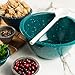 Zak Designs 2281-7005 Confetti Mixing Bowl Sets, 4-Piece, Peacock, Brick & Slate