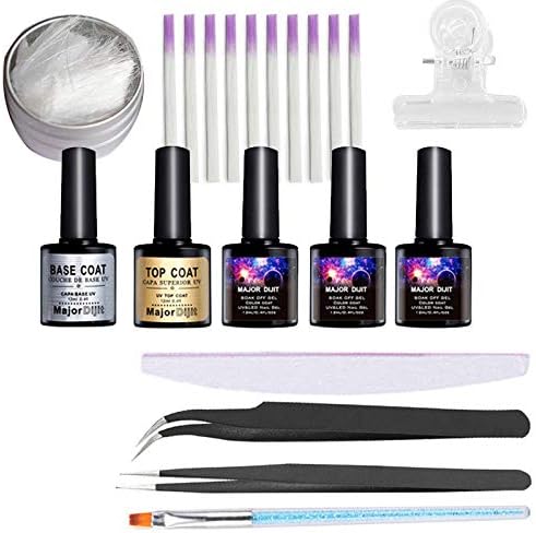 Clearance Sale!! Nail For Extension Set,Fiberglass for Nail Extension Quick Extension Fiber Silk False Nails Manicure Salon Tool Accessories Fiberglass Nails Strips for UV Gel Nails Art (White)