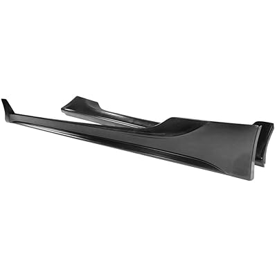 IKON MOTORSPORTS | تنورة جانبية متوافقة مع 2013-2020 Scion FR-S Toyota 86 Subaru BRZ | J Style غير مطلي باللون الأسود الخارجي تمديد الخط السفلي