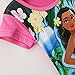 AOVCLKID Moana Comfy Loose Fit Pajamas Girls Printed Princess Dress (100/2-3Y, Rose 2)