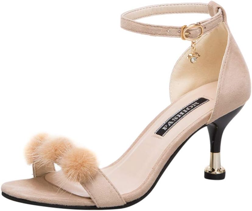 fluffy stilettos