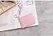 Skyflying Artificial Leather Slim Credit Wallet Key Card Pocket with Key Ring and ID Window Practical Mother's Day Gift Macarons Color (pink)
