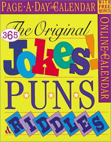 The Original 365 Jokes! Puns, and Riddles 2003 Calendar by