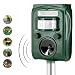 FAYINWBO 11 Solar Outdoor Animal Repeller, Motion Activated Alarm and FLA, 501