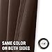 Lazzzy Window Tiers Curtains for Bedroom Casual Weave Textured Kitchen Semi Sheer Window Curtain Panels Cafe Curtains Eyelet 1 Pair 24 inch Brown