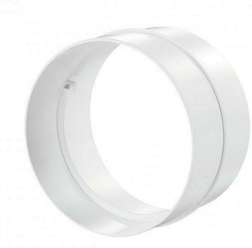 Fantronix 100mm Round Duct Connector Plastic Coupler Ventilation Pipe Hose
