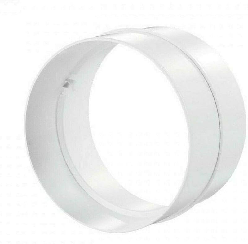 Fantronix 100mm Round Duct Connector Plastic Coupler Ventilation Pipe Hose
