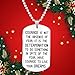 Inspirational Gift Necklace Jewelry for Men Women- Courage is Not the Absence of Fear, It is the Determination to Do Something
